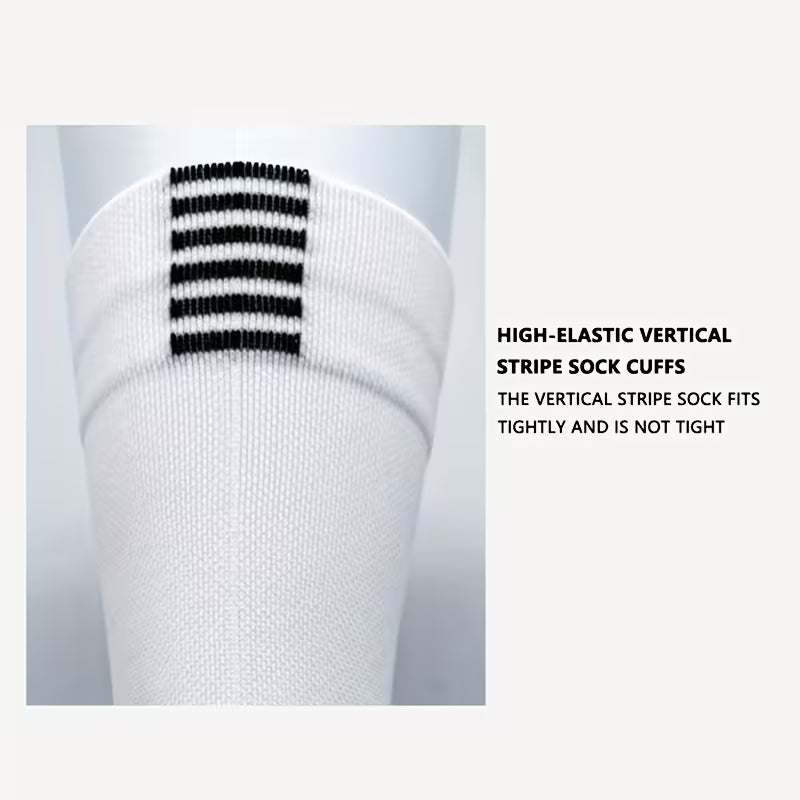 Set de Calcetines de Ciclismo a Media Pantorrilla - Elásticos, Transpirables y Cómodos
