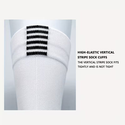 Set de Calcetines de Ciclismo a Media Pantorrilla - Elásticos, Transpirables y Cómodos